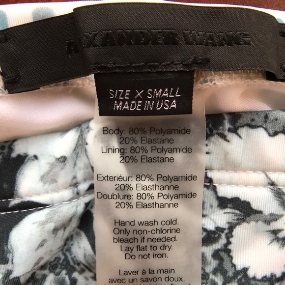 Alexander Wang Black Botanical Ombre Two Piece - Picture 3 of 3